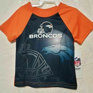 ADORABLE DENVER BRONCOS BABY SHIRT Size 12 Months